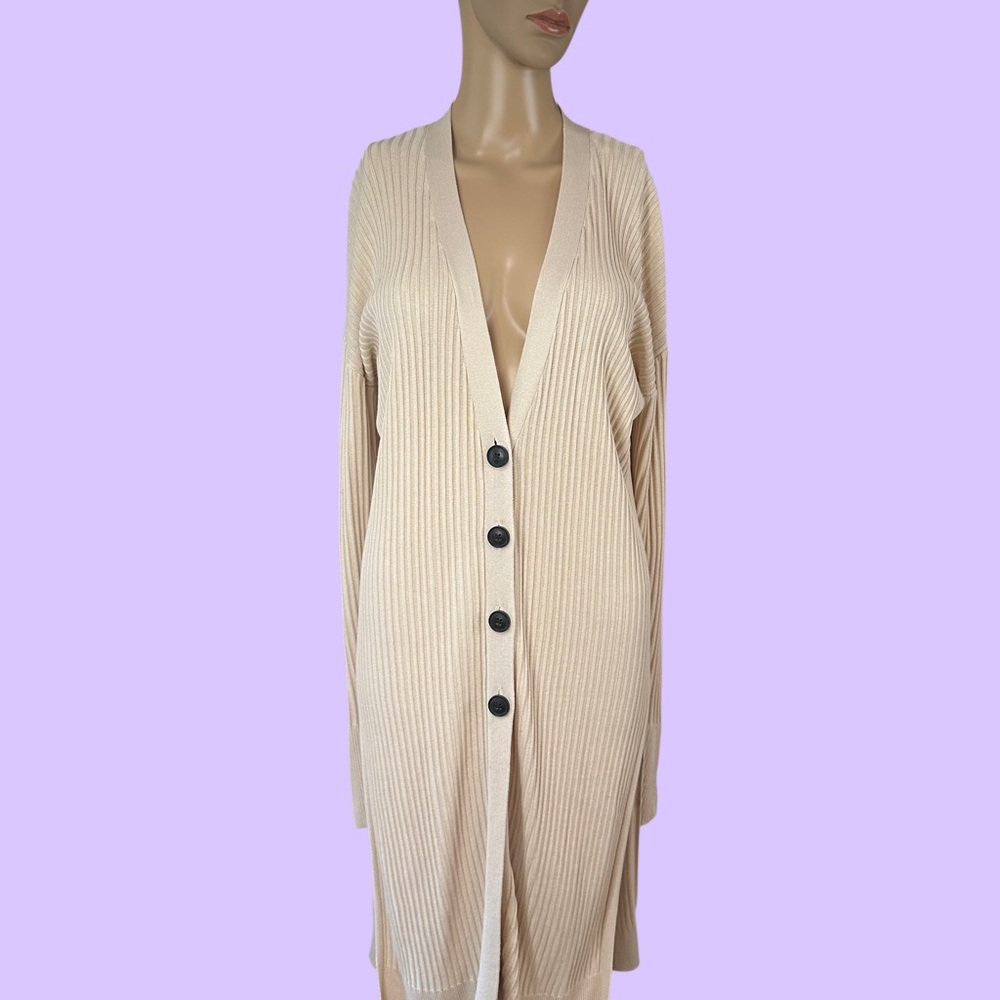 John + Jenn Cream Cardigan Sweater